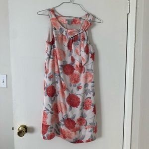 H&M floral silk like dress size 4